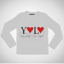 T-shirt Manga Comprida "YOLO"