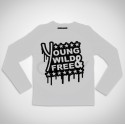 Long Sleeve T-shirt  "Young Wild and Free"