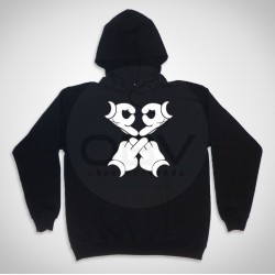 Hooded  Sweatshirt "Mouse Skull"