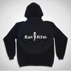 Hooded  Sweatshirt "Rich Bitch"