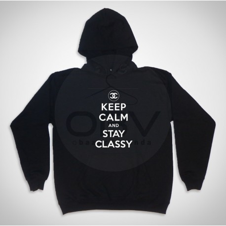 Sweatshirt Com Capuz "Stay Classy"