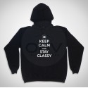 Sweatshirt Com Capuz "Stay Classy"
