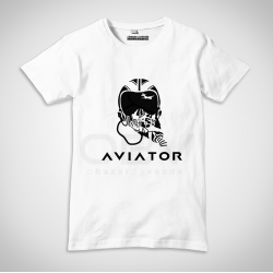 T-Shirt Aviator Pilot Skull