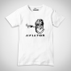 T-Shirt Aviator Vintage Skull