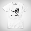 T-Shirt Aviator Vintage Skull