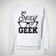 Sweatshirt "Sexy Geek"