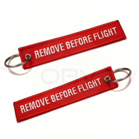 "Remove Before Flight" Keychain