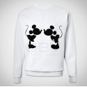 Sweatshirt Mickey e Minnie Beijo