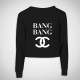 Crop Sweat "Bang bang"