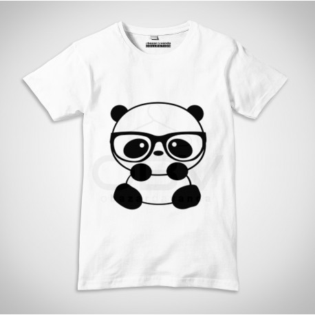 T-shirt "panda geek"